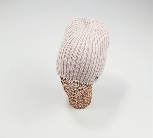 Шапка Катрин Ривьера (пыль.розовый)